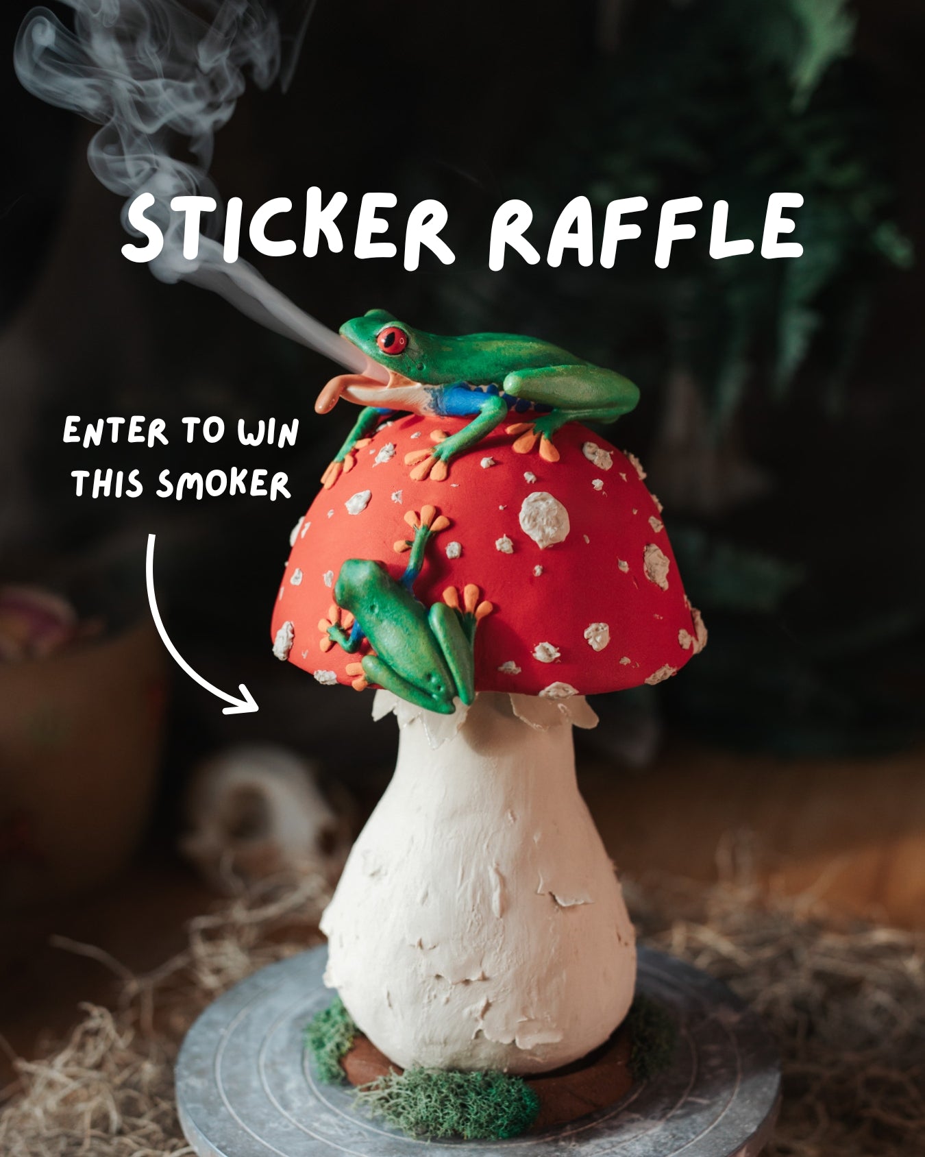 STICKER RAFFLE: Fervent Frogs Smoker