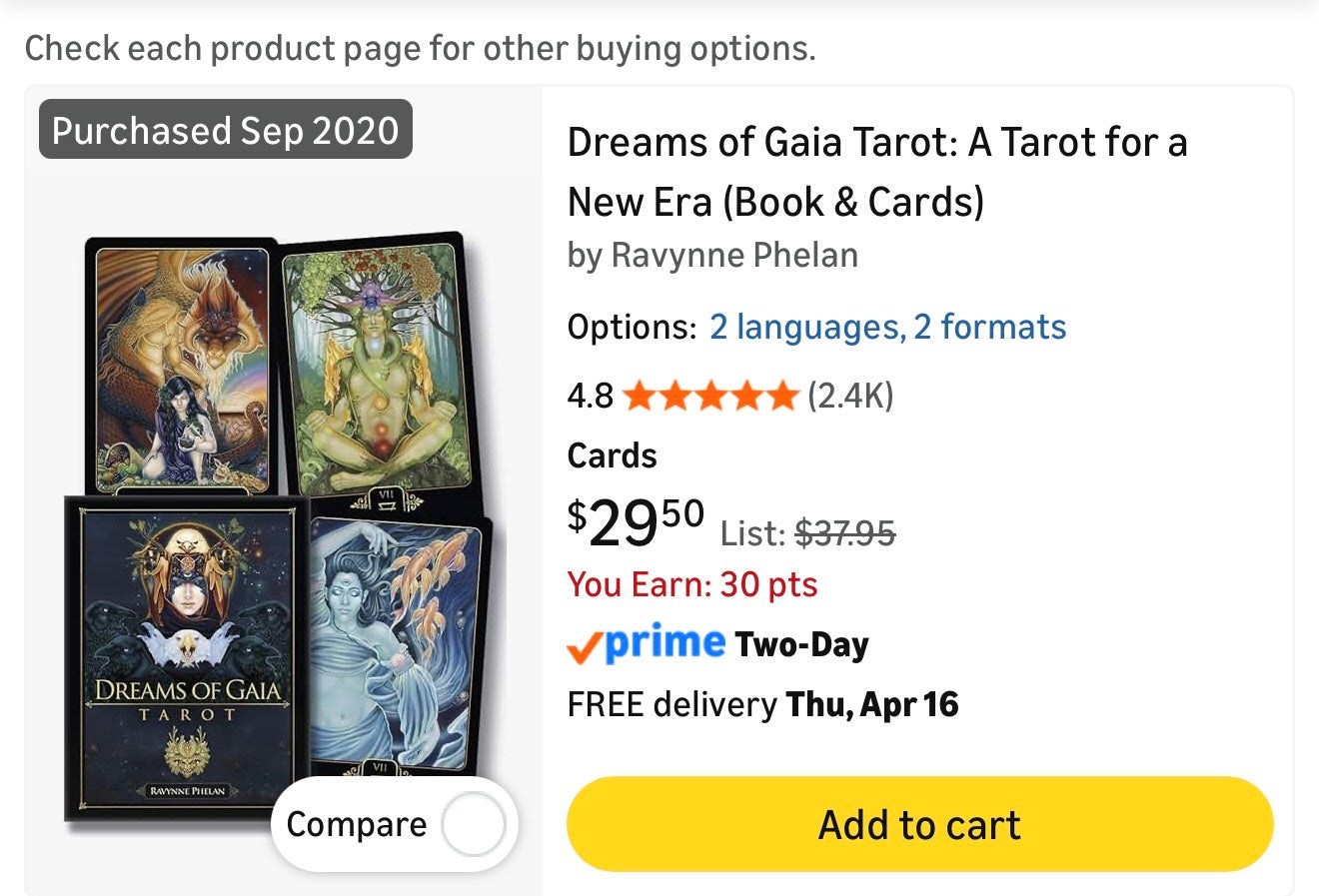 Dreams of Gaia Tarot