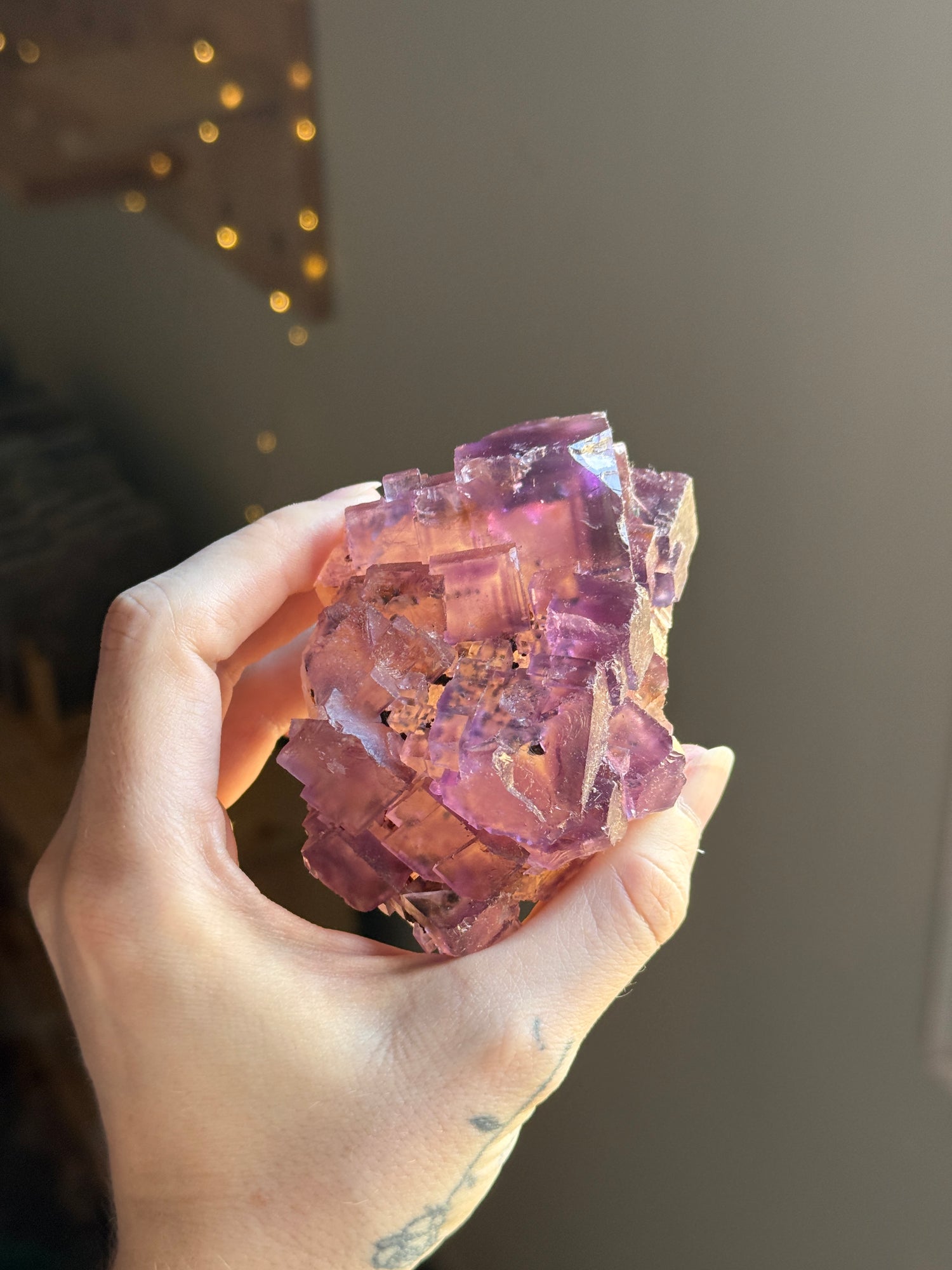Purple Cubic Flourite