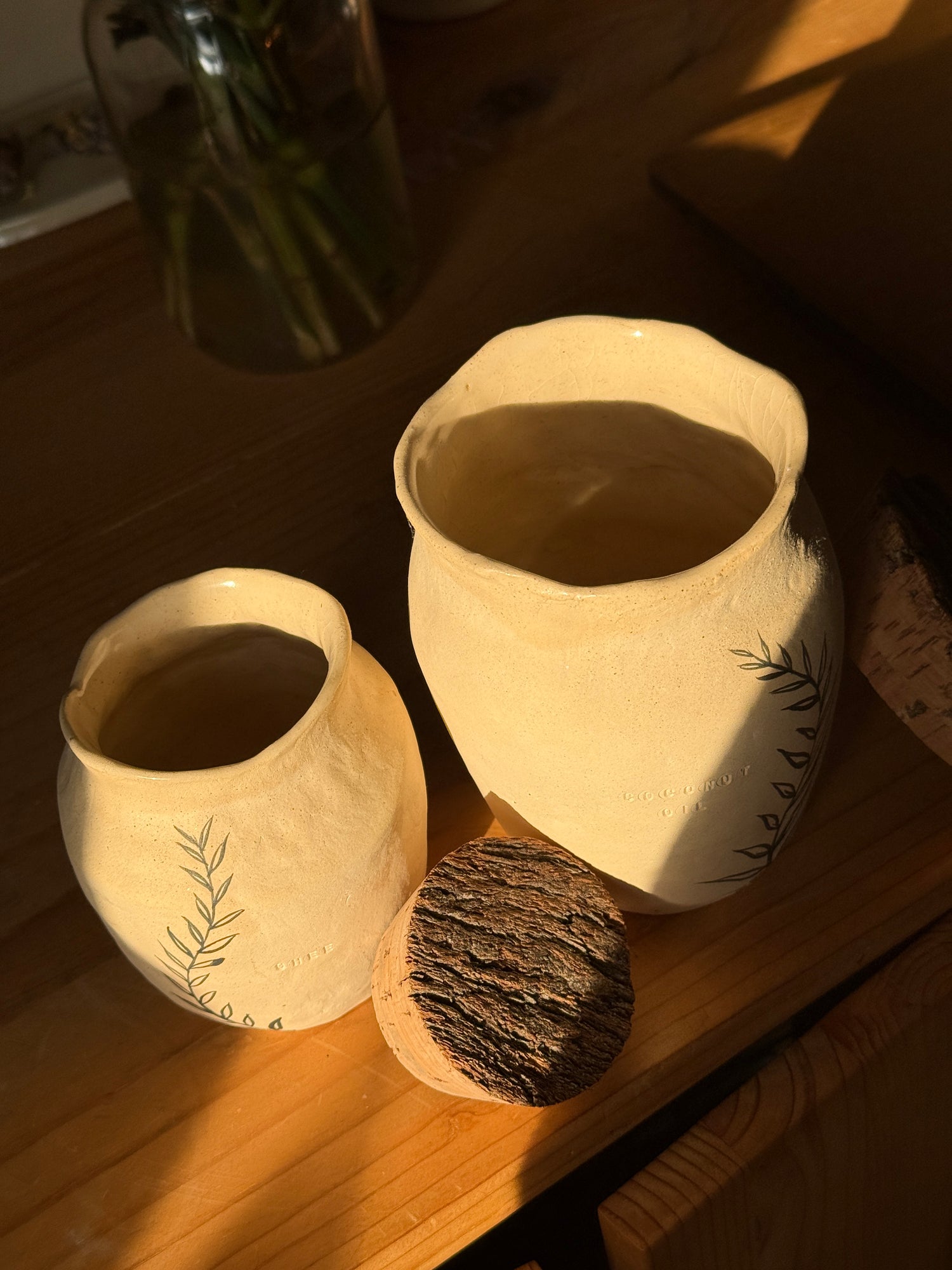 Ghee & Coco Oil Jar Set