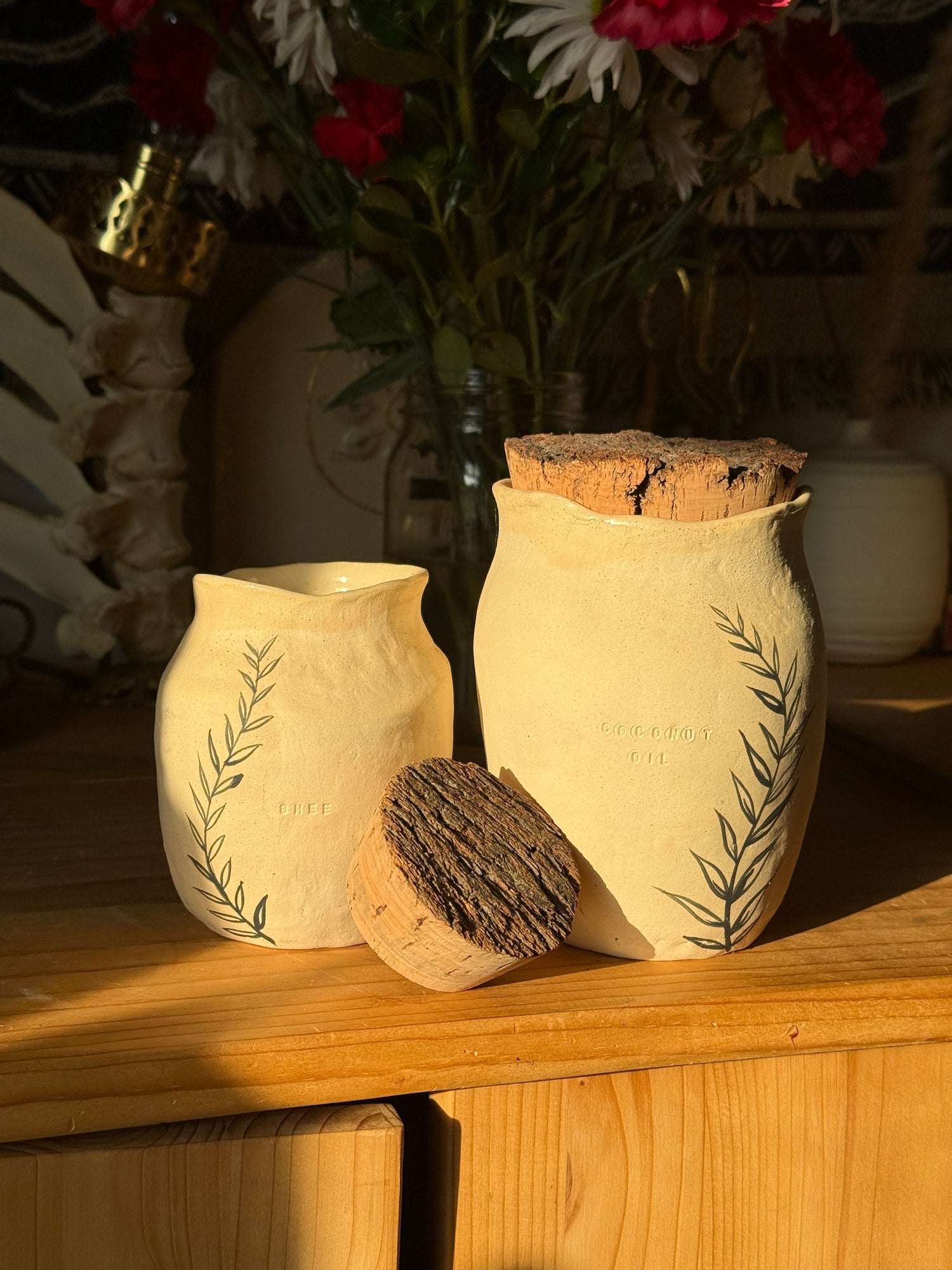 Ghee & Coco Oil Jar Set