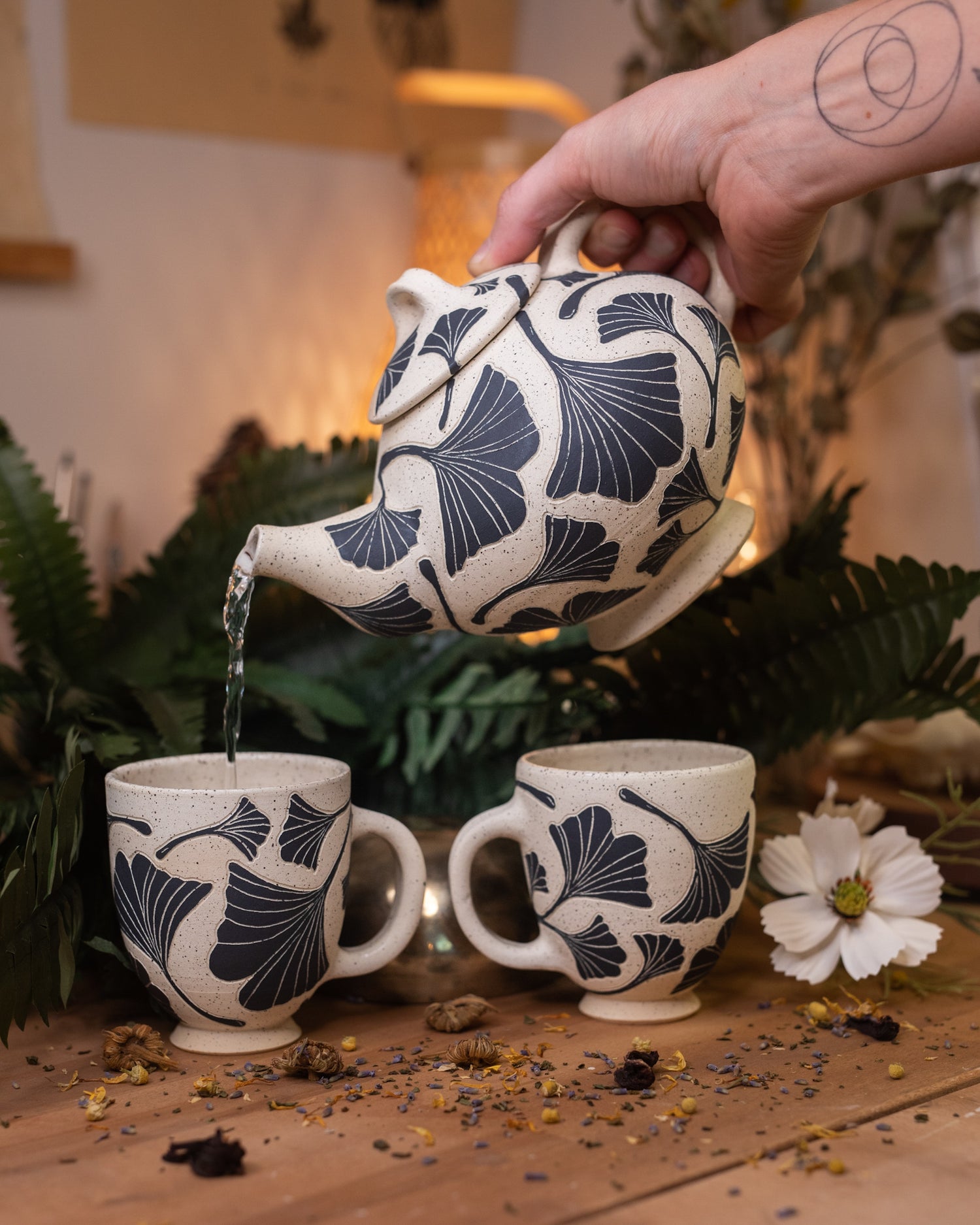 Gingko Tea Set