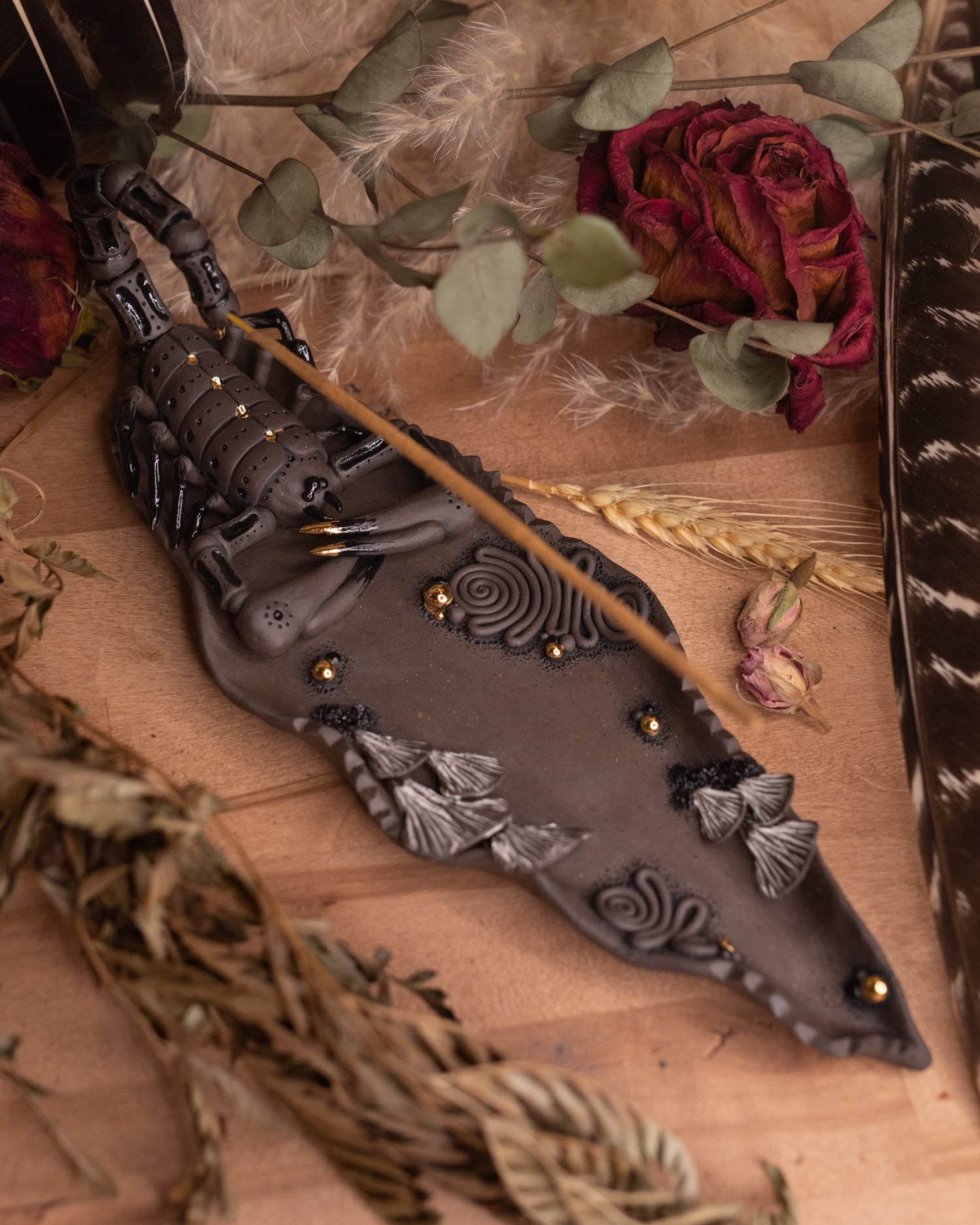 Scorpion Sanctum Incense Dish