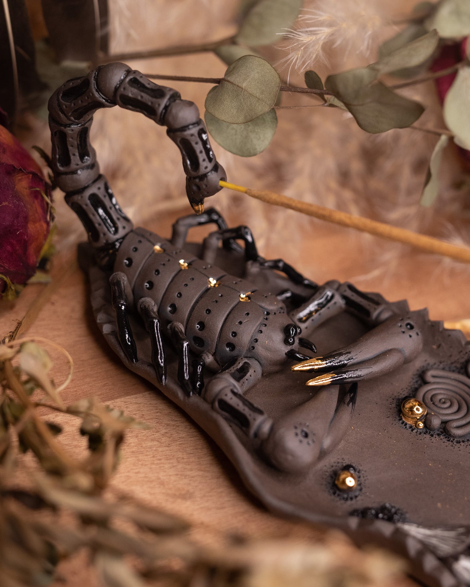 Scorpion Sanctum Incense Dish