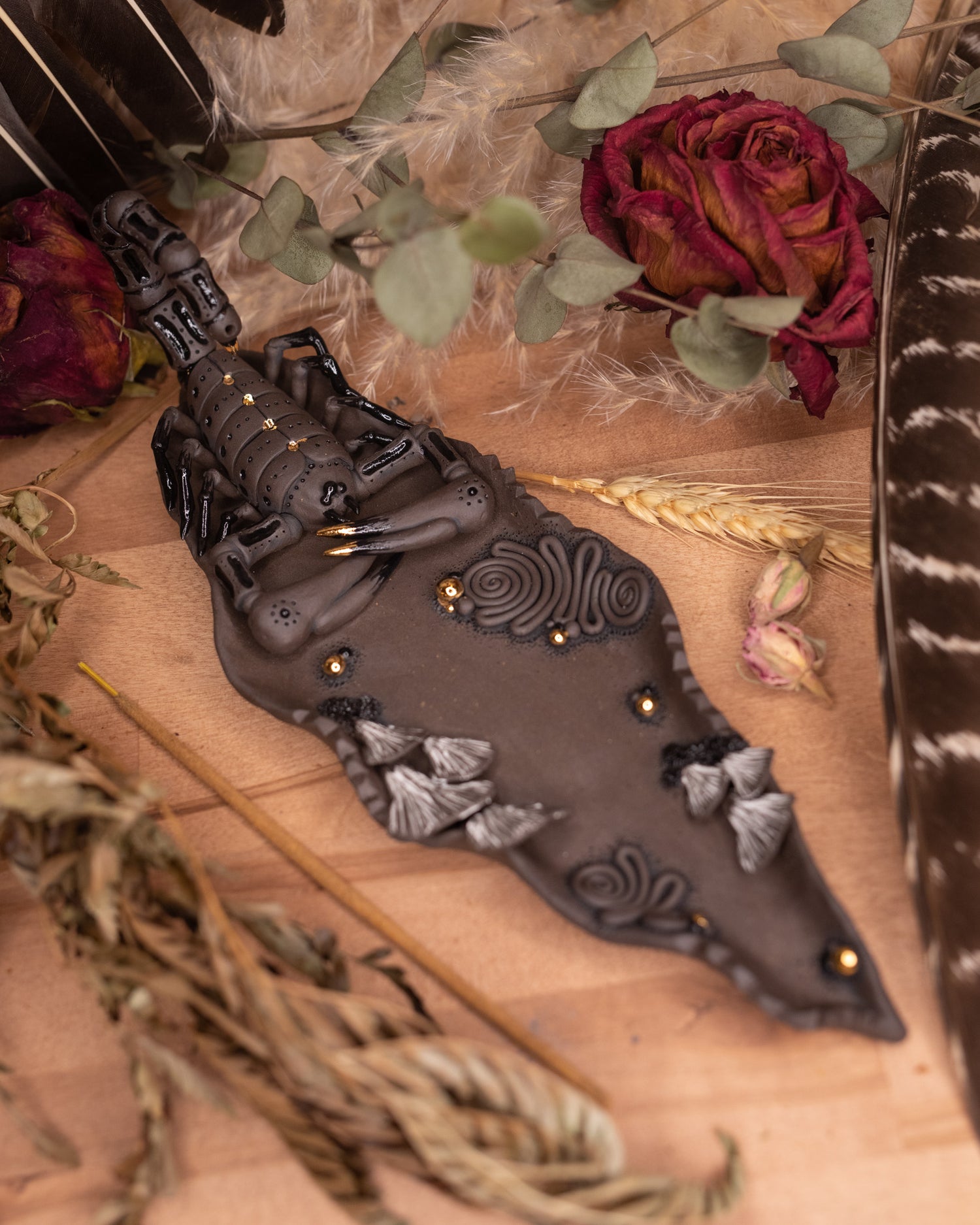 Scorpion Sanctum Incense Dish