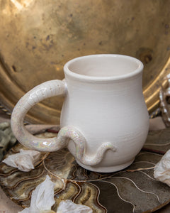 Pearl Serpent Mug