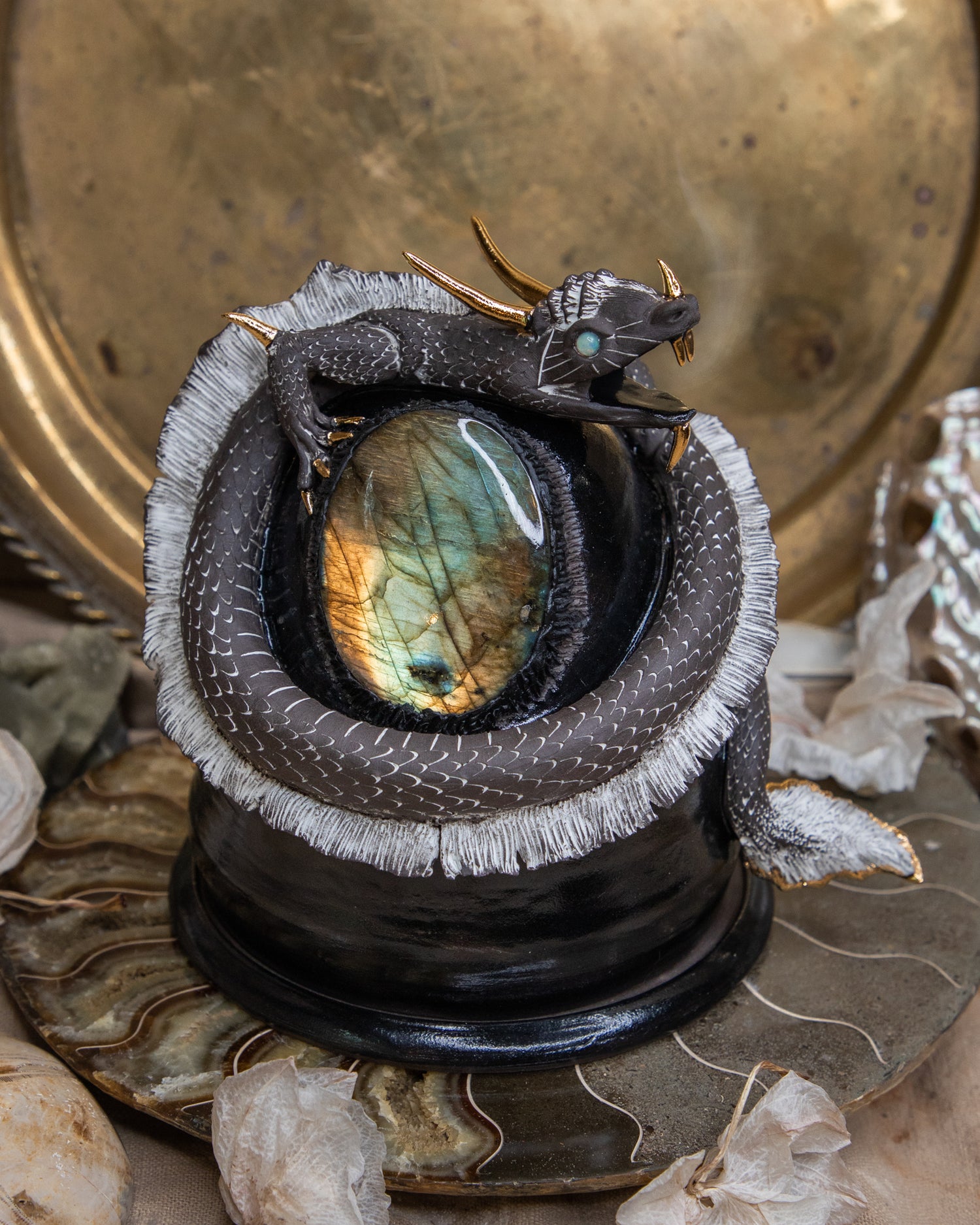 Labradorite Elder Dragon Smoker