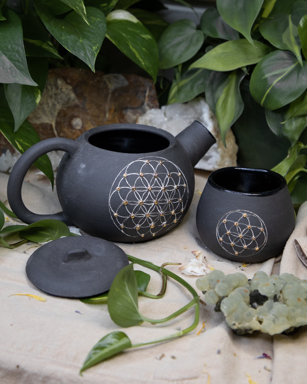 Sacred Geometric Tea Set*