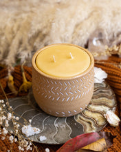Load image into Gallery viewer, Carved Beeswax Candle
