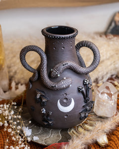 Moonlight Serpent Vase