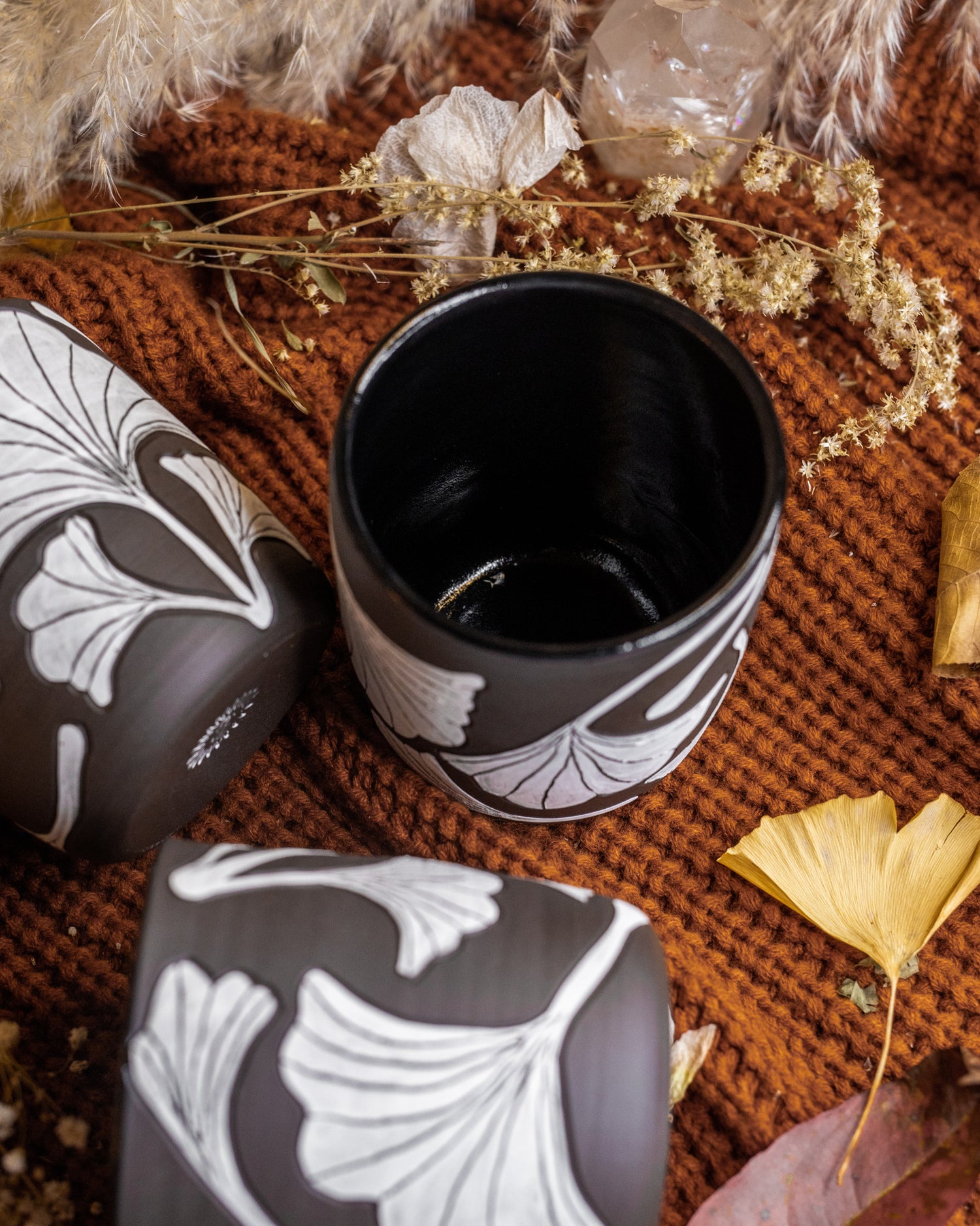 Black Gingko Cup