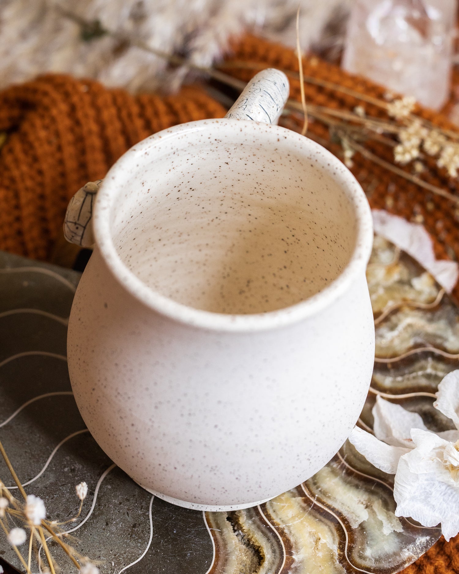 White Serpent Mug