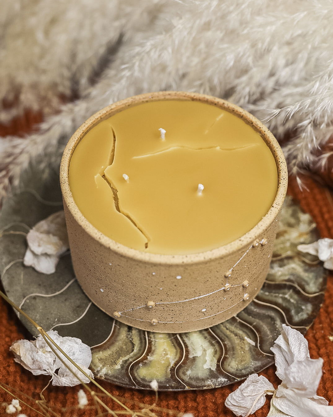 Leo Beeswax Candle*