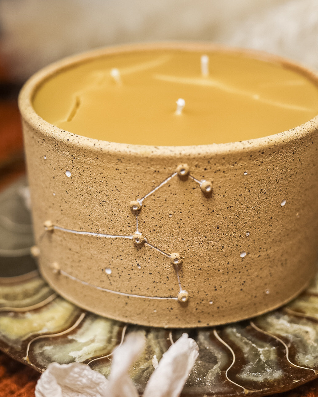Leo Beeswax Candle*