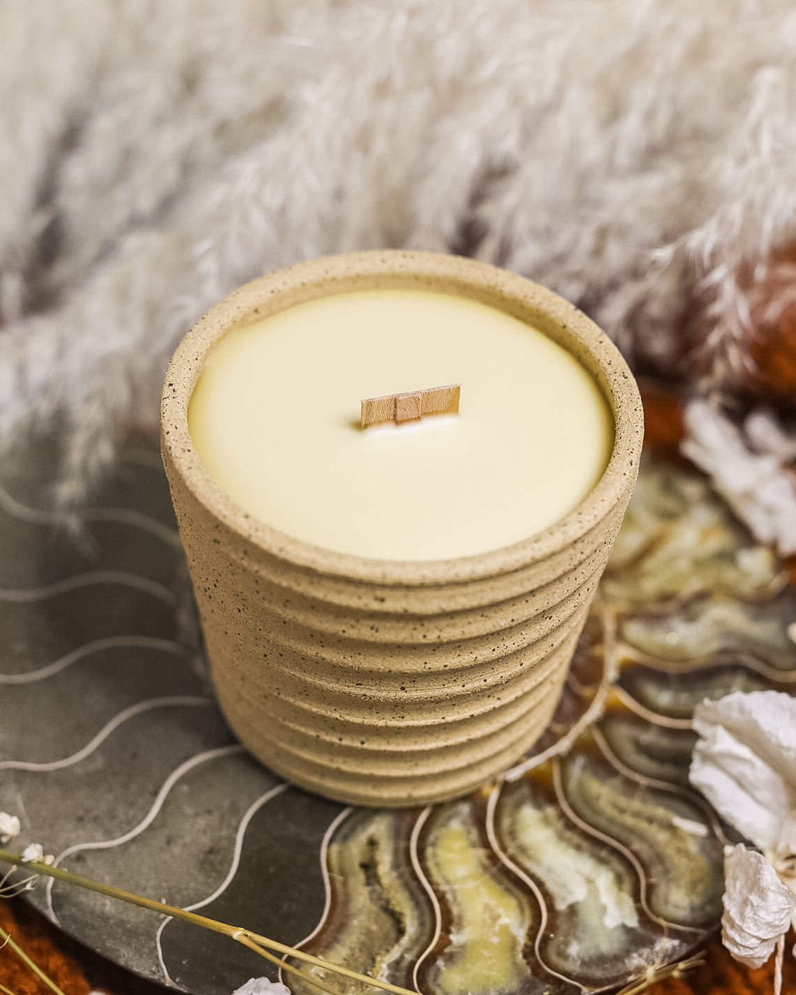 Cedar Beeswax Candle