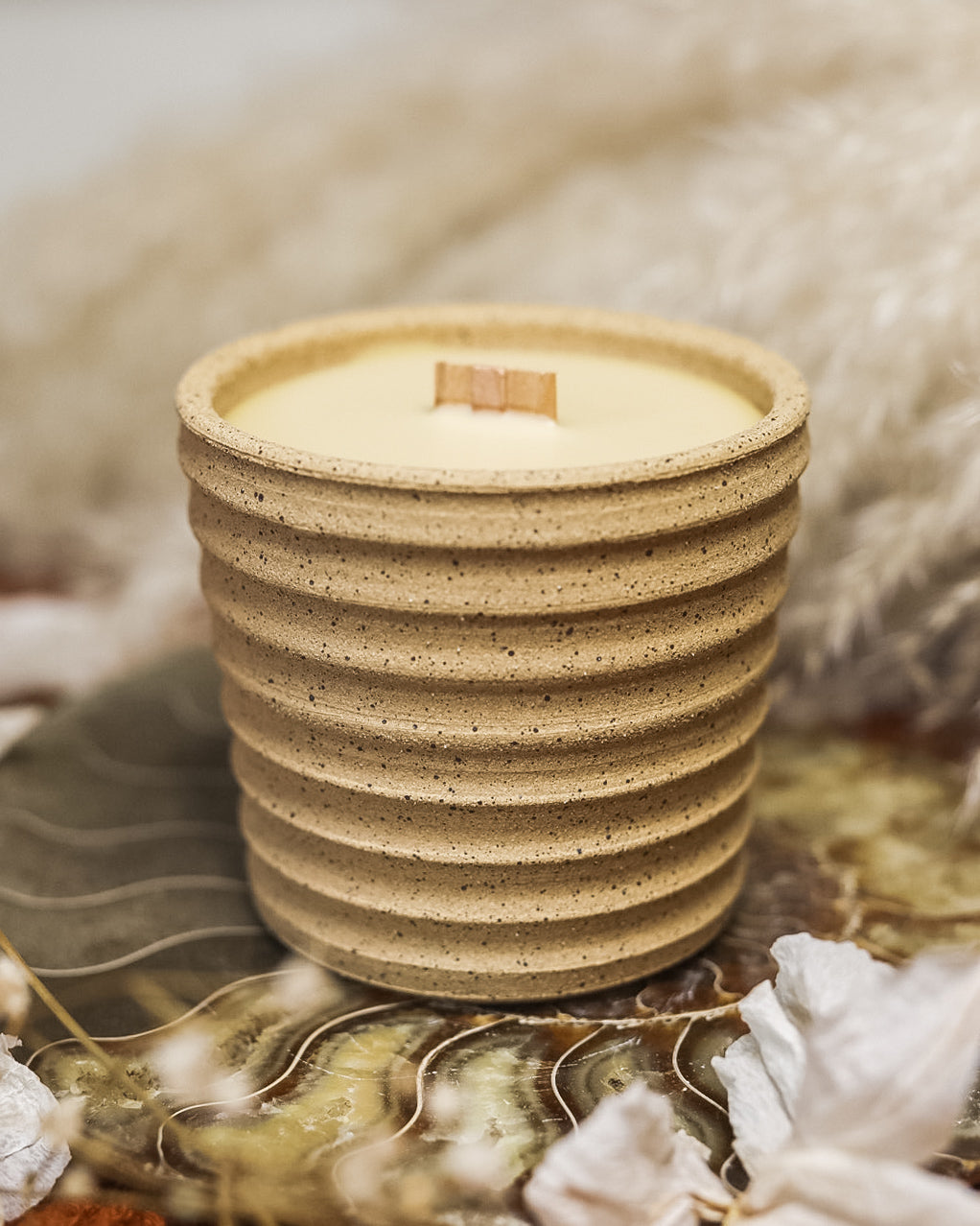 Cedar Beeswax Candle
